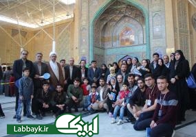حضور ۱۲ کاروان دانشگاهی از ده استان کشور در مراسم میلاد امام جواد(ع) در نجف اشرف