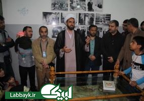 بازدید زائرین دانشگاهی از کتابخانه و مرقد علامه امینی در نجف اشرف